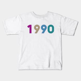 Year 1990 - 90s Colors Kids T-Shirt